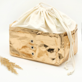 Корзина Becky Crunch  ХОББИ розовое золото