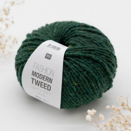 Пряжа Rico Fashion Modern Tweed Aran green 014