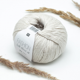 Пряжа Rico Fashion Silk Blend DK ecru 012
