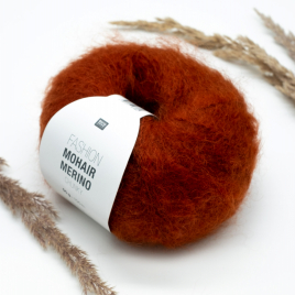 Пряжа Rico Fashion Mohair Merino rust 016
